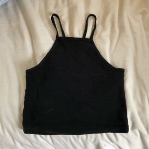 Black crop top
